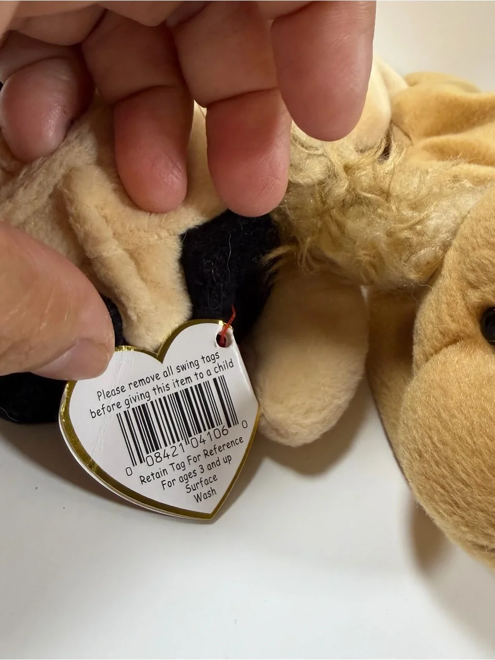 Ty Plush Small Dog Assortment - Tan, Multicolor & Light Brown